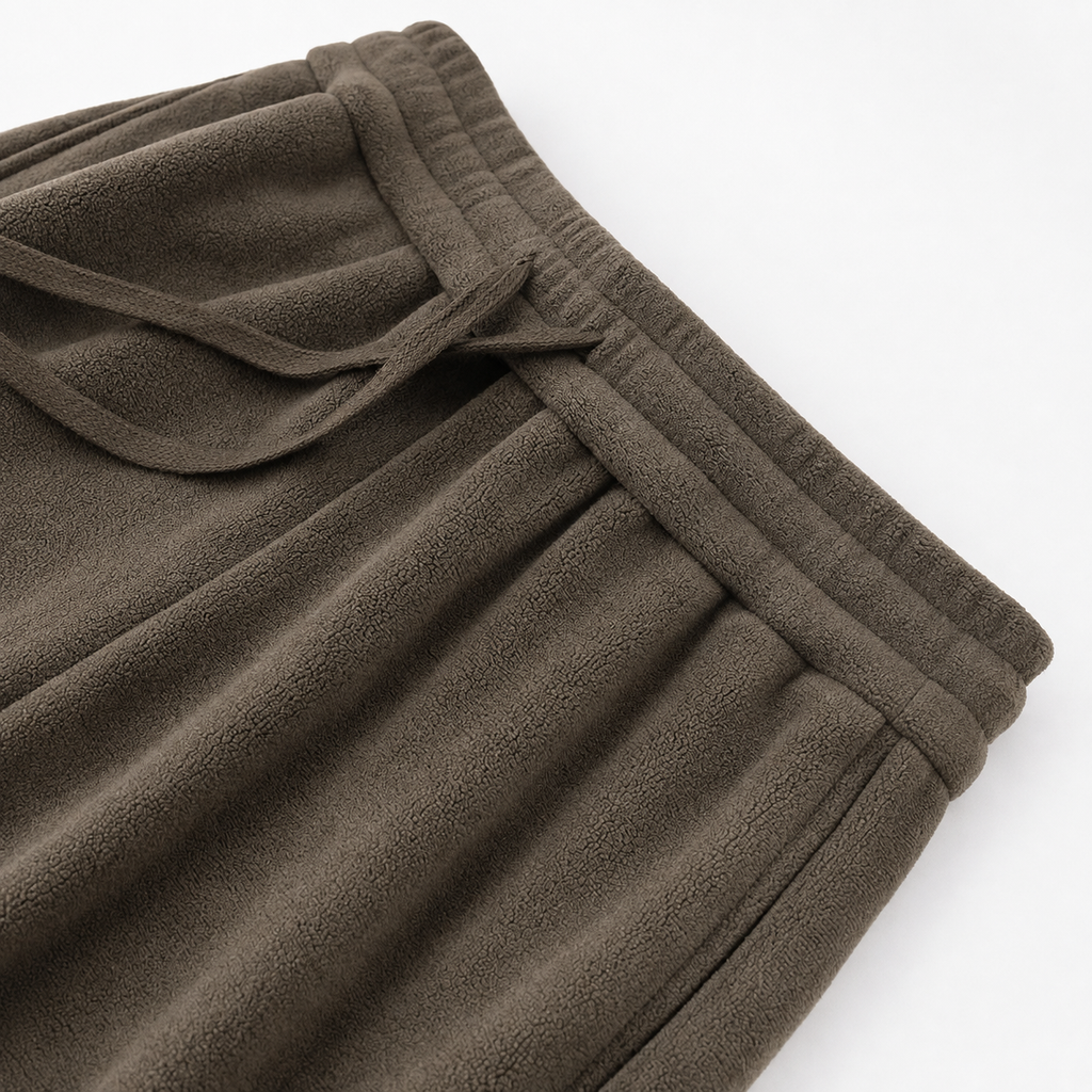 Men’s Fleece Lined Joggers – Thickened Thermal Sweatpants with Elasticated Cuffs