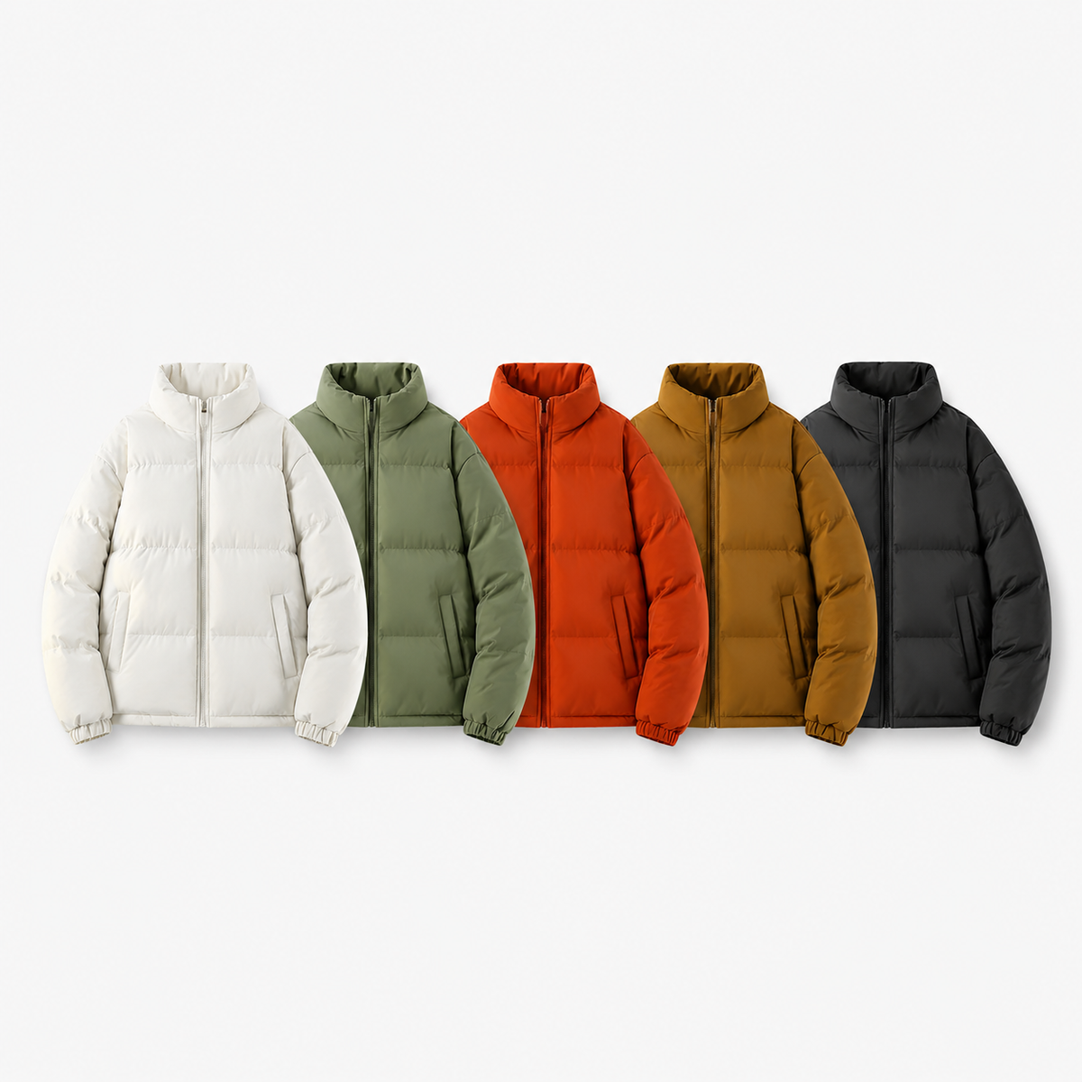Men’s Puffer Jacket – Fleece Lined Winter Coat for Extra Warmth