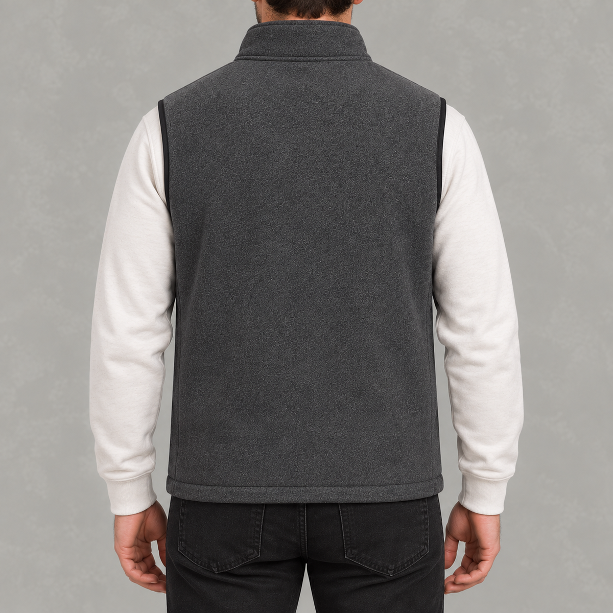 Men’s Fleece Vest – Polar Fleece Lined Thickened Gilet
