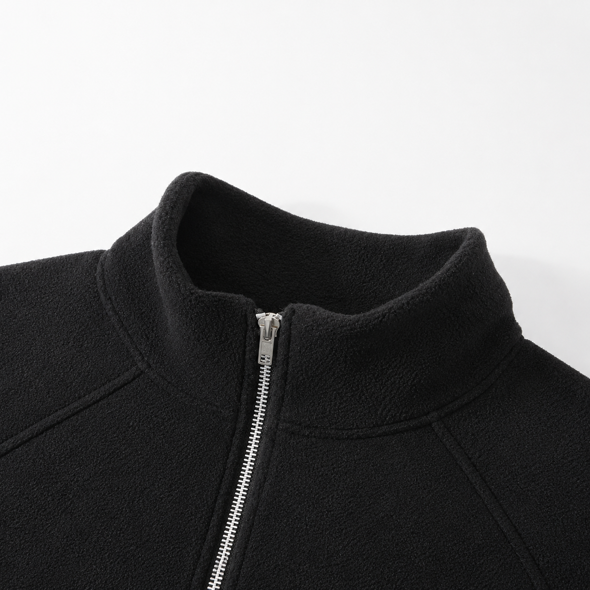 Men’s Fleece Quarter Zip – Slim Fit Stand Collar Warm Pullover Jumper