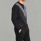 Men’s Graphic Jumper – Thickened Casual Long Sleeve Pullover
