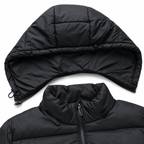 Men’s Hooded Quilted Jacket – Warm Padded Winter Coat with Hood