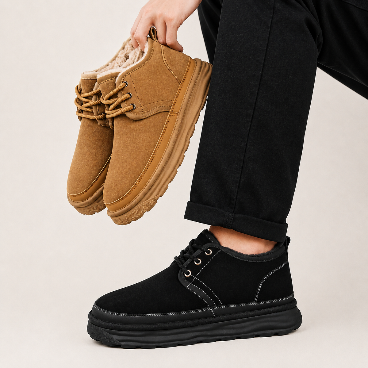 Men’s Snow Boots – Insulated Winter Boots with Warm Lining