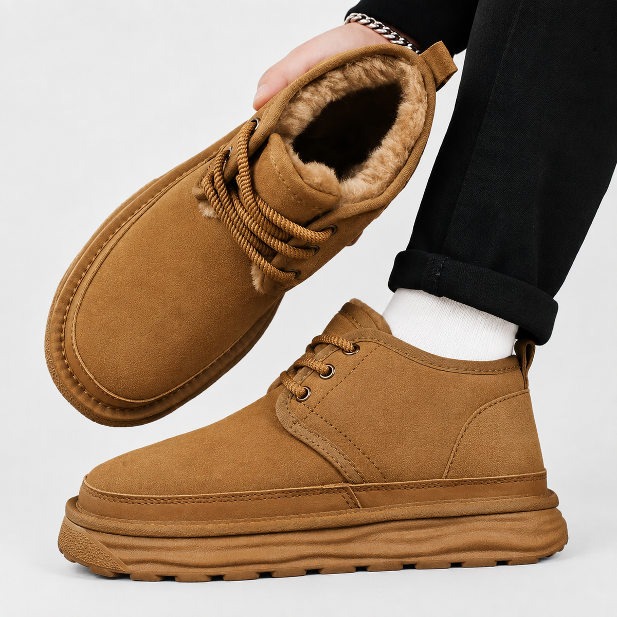 Men’s Snow Boots – Insulated Winter Boots with Warm Lining