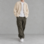 Men’s Knitted Cardigan – Casual Unisex Button Front Jumper