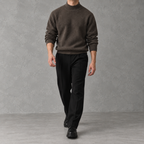 Men’s Knitted Jumper – Warm Long Sleeve Pullover for Layering