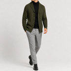 Men’s Knitted Coat – Autumn Winter Long Sleeve Jumper Jacket