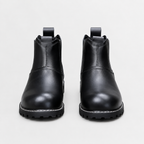 Men’s Leather Walking Boots – Round Toe Ankle Hiking Boots