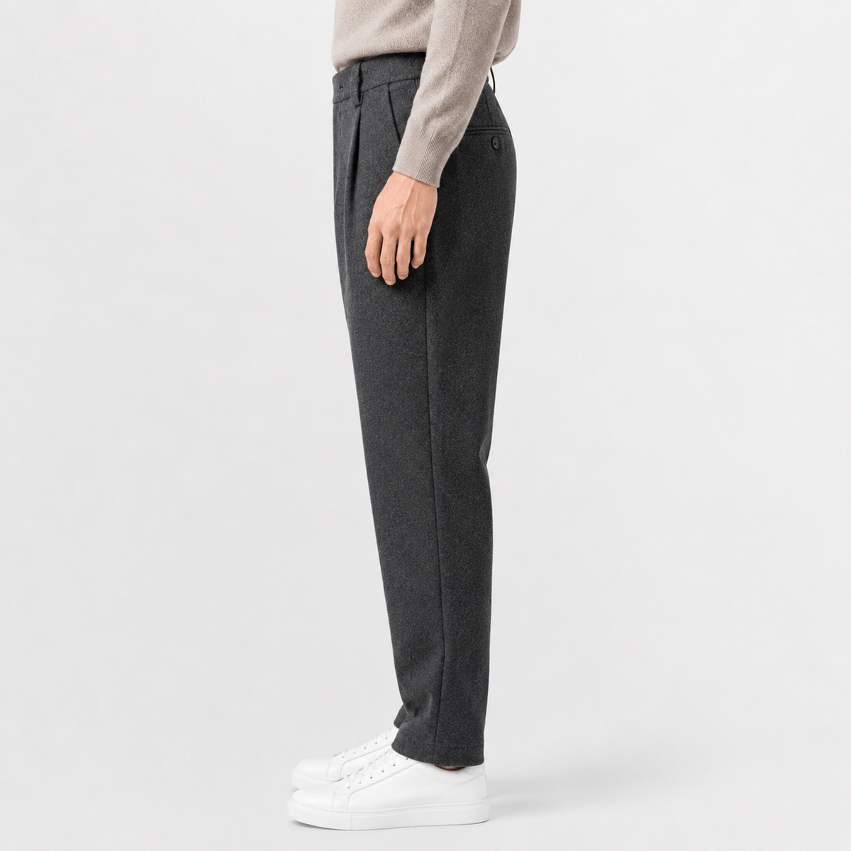 Men’s Corduroy Trousers – Loose Fit Straight Leg Winter Casual Trousers
