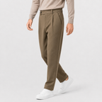 Men’s Corduroy Trousers – Loose Fit Straight Leg Winter Casual Trousers