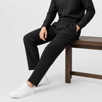 Men’s Corduroy Trousers – Loose Fit Straight Leg Winter Casual Trousers