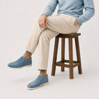 Men’s Loafers – Slip-On Moc Toe Casual Shoes with Plus Size Fit