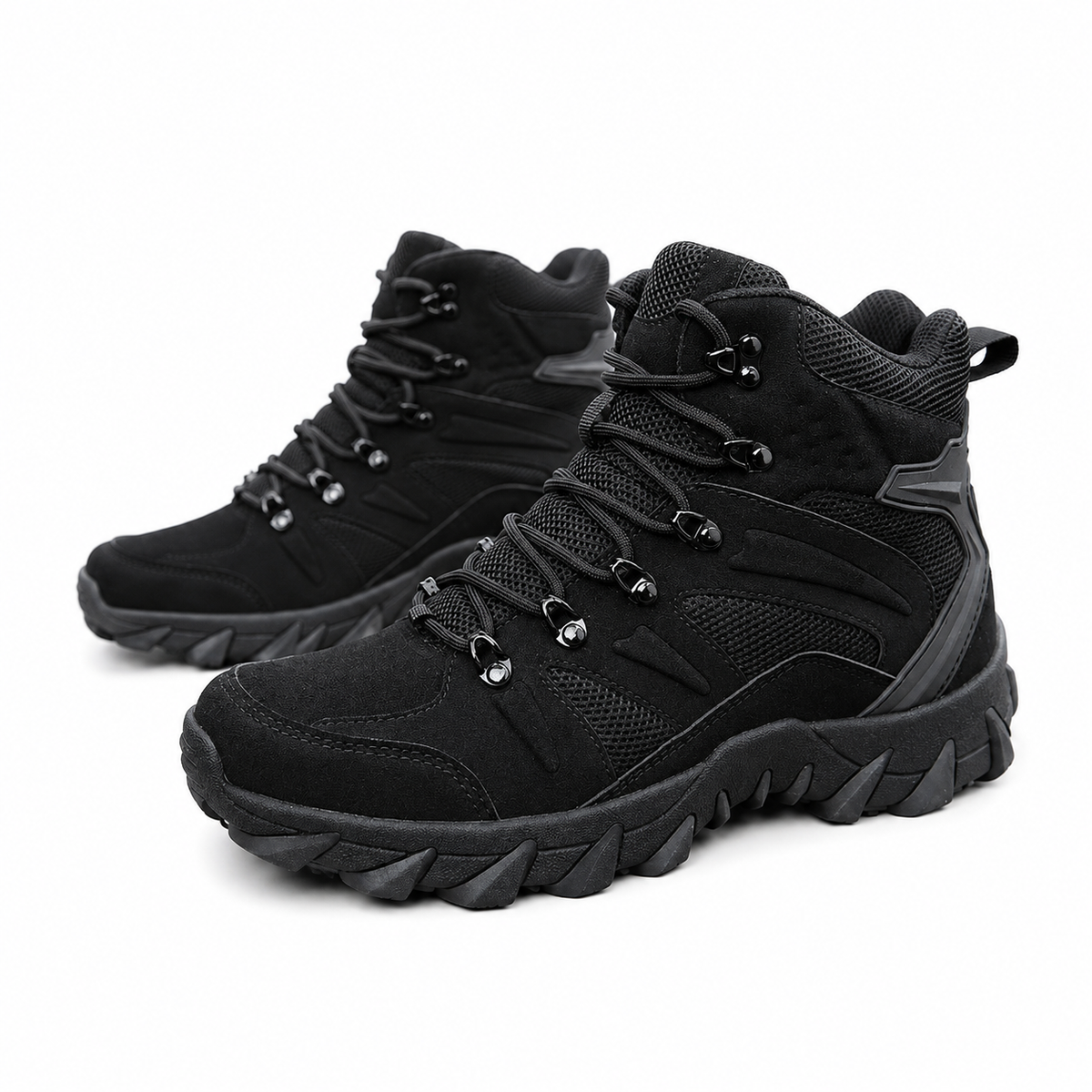 Men’s Hiking Boots – Outdoor Combat Boots with Lace-Up Ankle Design