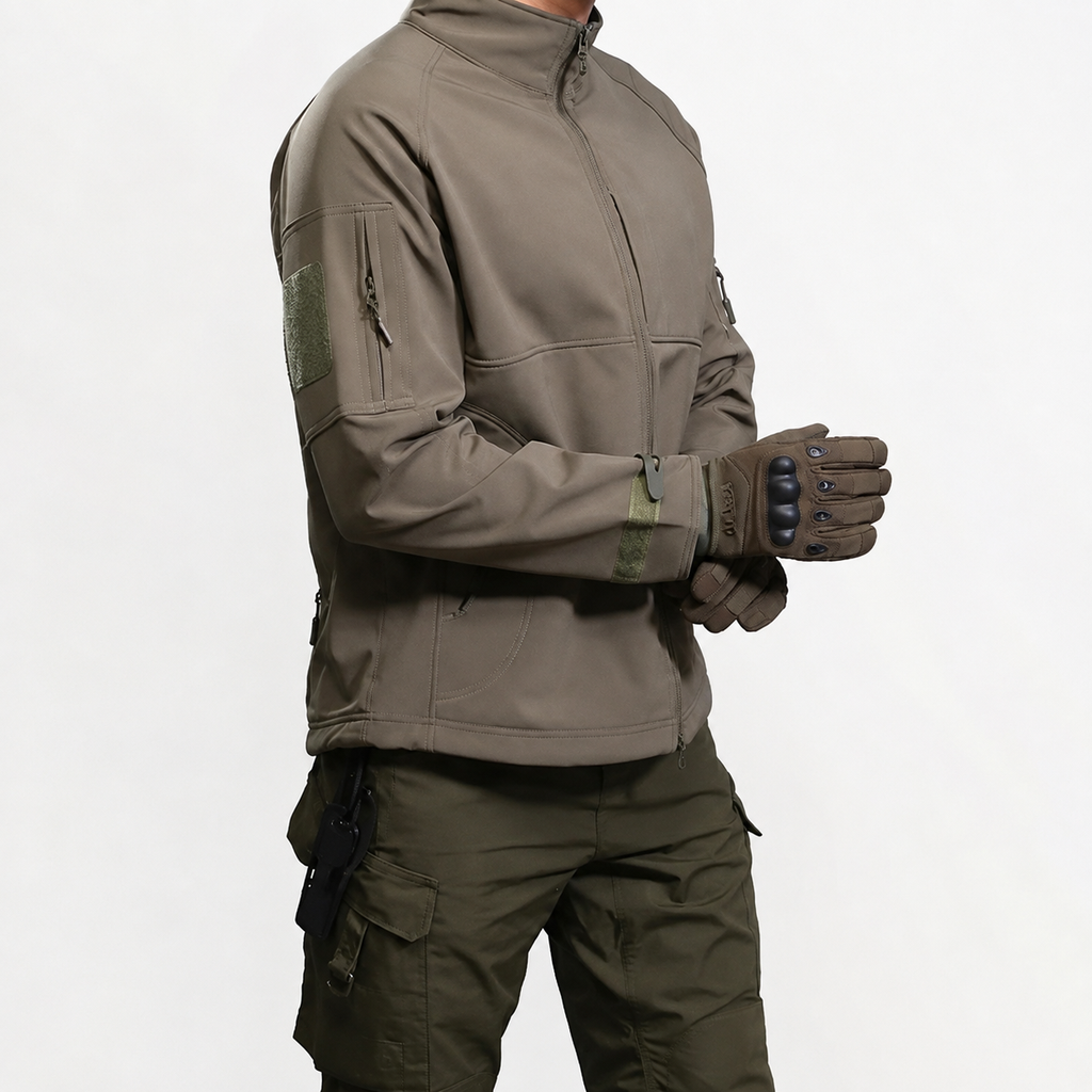 Men’s Waterproof Jacket – Lightweight Outdoor Stand Collar Coat