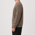Men’s Oversized Jumper – Thickened Loose Fit Knitted Pullover