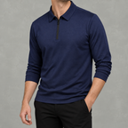 Men’s Quarter Zip Jumper – Fleece Lined Polo Collar Pullover