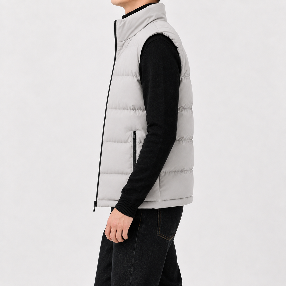 Men’s Quilted Gilet – Lightweight Sleeveless Padded Jacket for Autumn & Winter