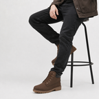 Men’s Quilted Boots – High Top Casual Work Boots with Warm Lining