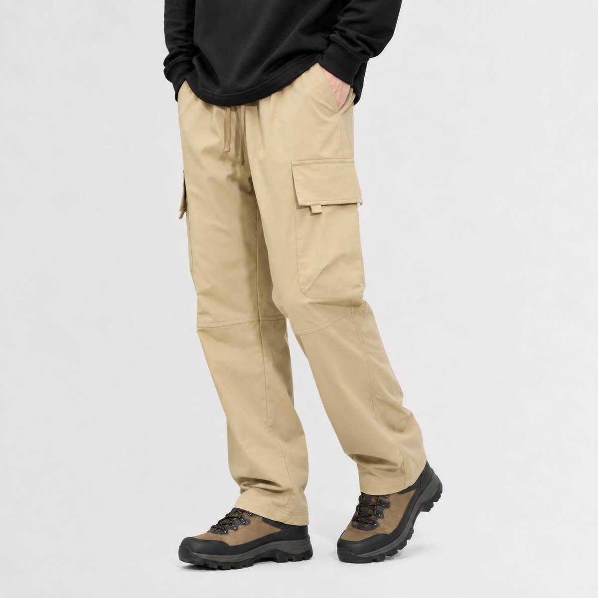 Men’s Cargo Trousers – Relaxed Fit Straight Leg Casual Trousers