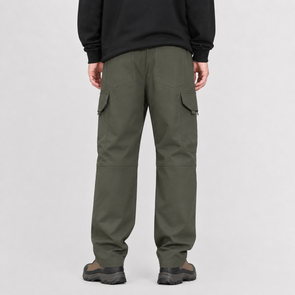 Men’s Cargo Trousers – Relaxed Fit Straight Leg Casual Trousers
