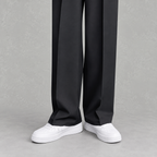 Men’s Trousers – Loose Fit Straight Leg Suit Pants