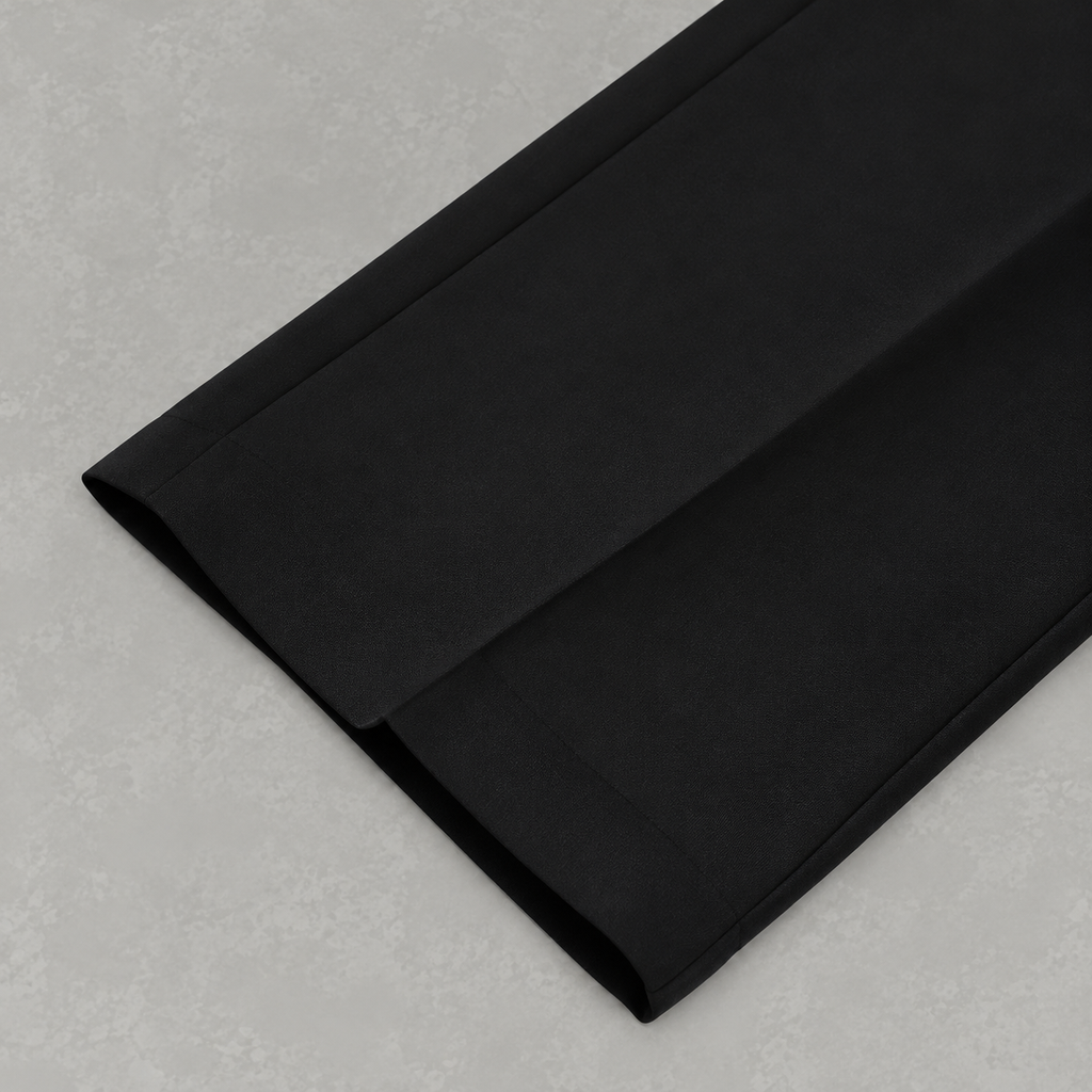 Men’s Trousers – Loose Fit Straight Leg Suit Pants