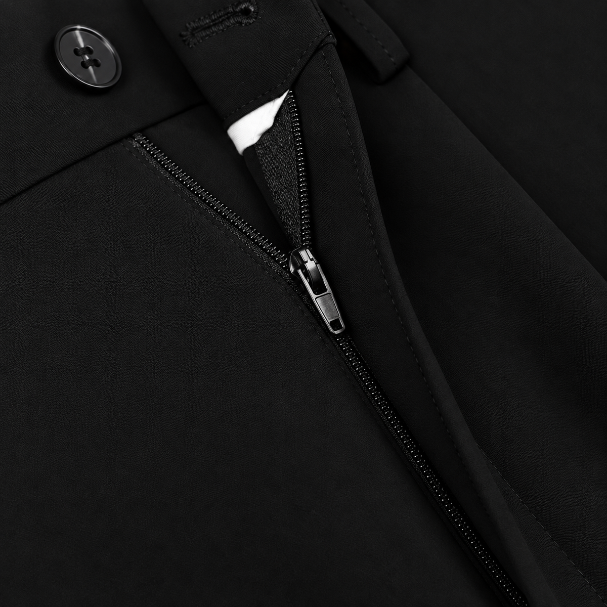 Men’s Trousers – Loose Fit Straight Leg Suit Pants
