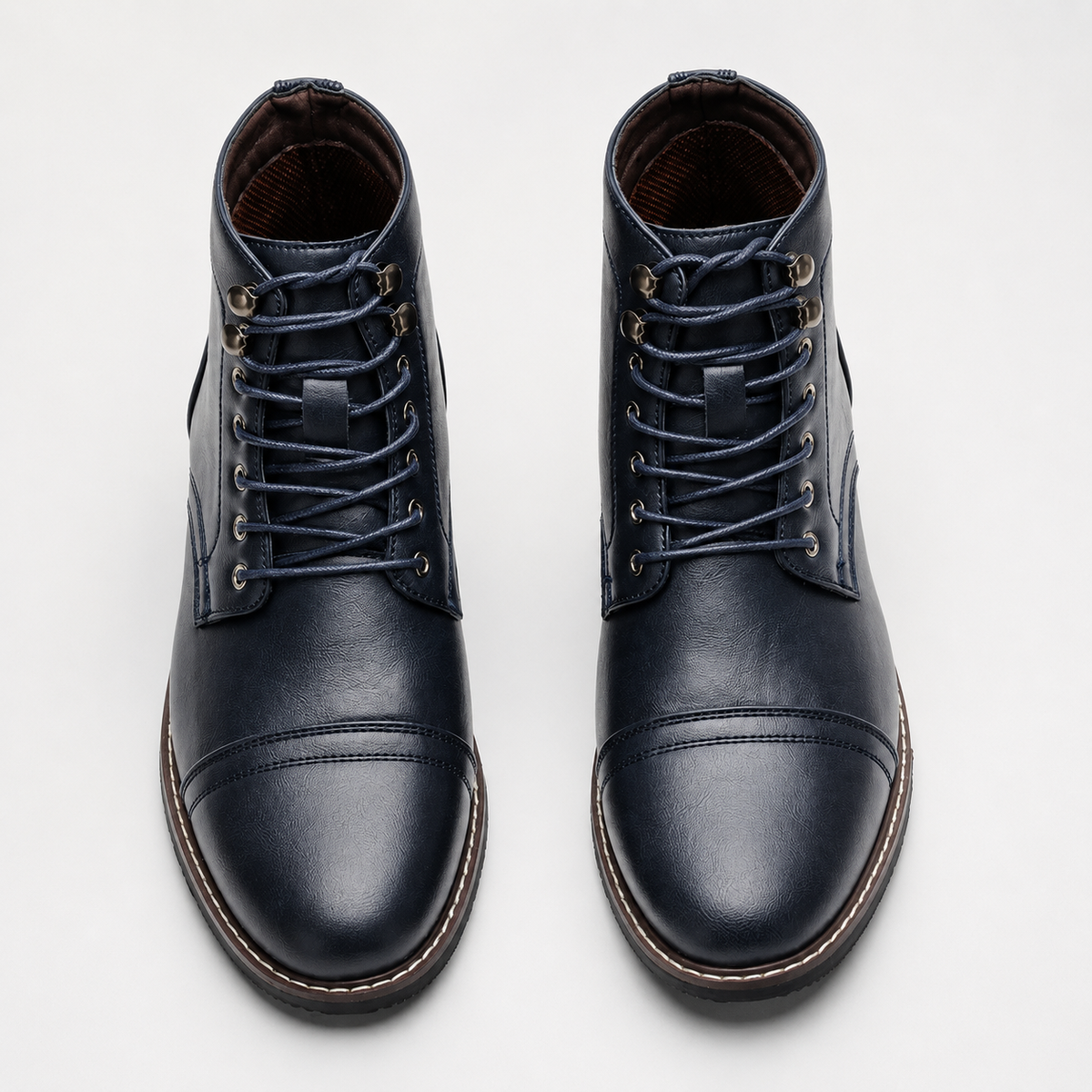 Men’s Walking Boots – Vintage Leather Casual Ankle Boots