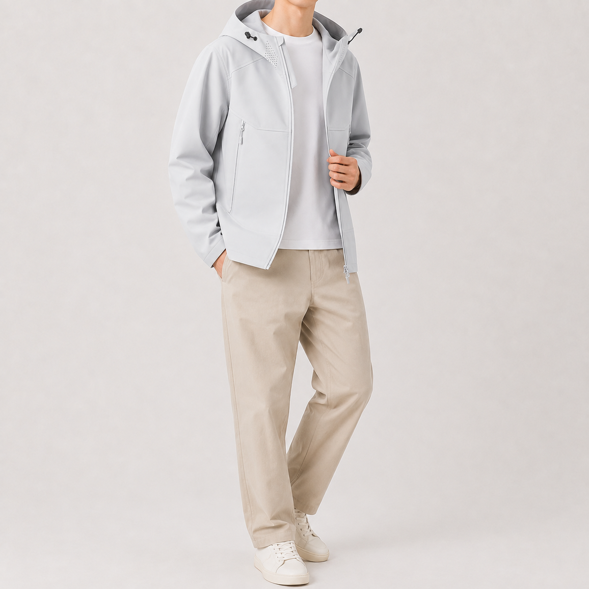 Men’s Softshell Jacket – Windproof Waterproof Warm Outdoor Windbreaker