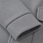Men’s Wool-Style Jacket – Long Sleeve Lapel Collar Casual Jacket