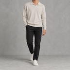 Men’s Wool Jumper – Loose Fit Warm Knitted Pullover for Autumn & Winter