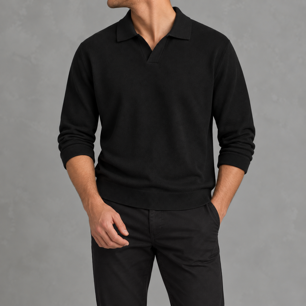 Men’s Wool Jumper – Loose Fit Warm Knitted Pullover for Autumn & Winter