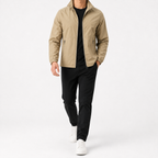 Men’s Waterproof Jacket – Breathable Stand Collar Outdoor Casual Jacket