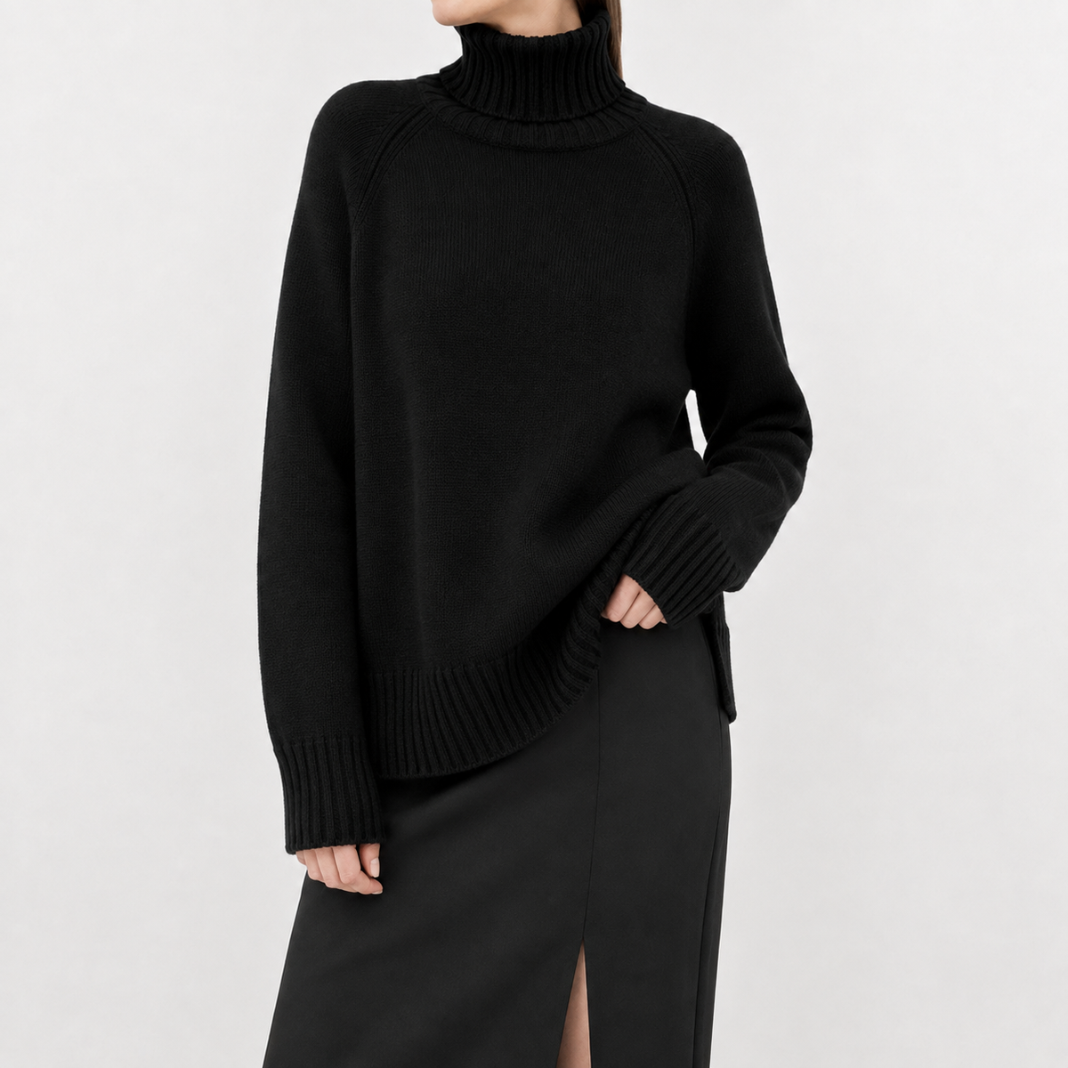 Women’s Oversized Jumper – Loose Fit Long Sleeve Casual Knit Pullover