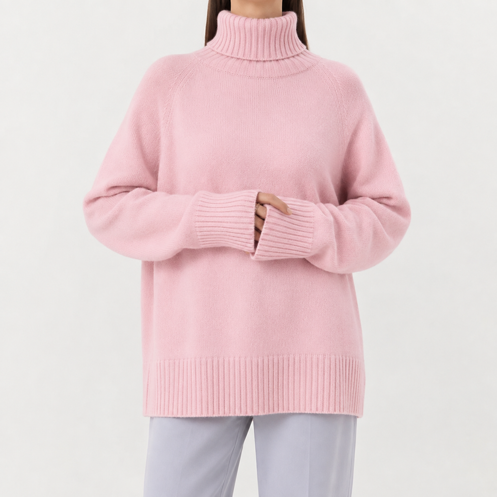 Women’s Oversized Jumper – Loose Fit Long Sleeve Casual Knit Pullover