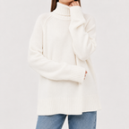 Women’s Oversized Jumper – Loose Fit Long Sleeve Casual Knit Pullover