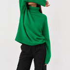 Women’s Oversized Jumper – Loose Fit Long Sleeve Casual Knit Pullover