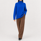 Women’s Oversized Jumper – Loose Fit Long Sleeve Casual Knit Pullover