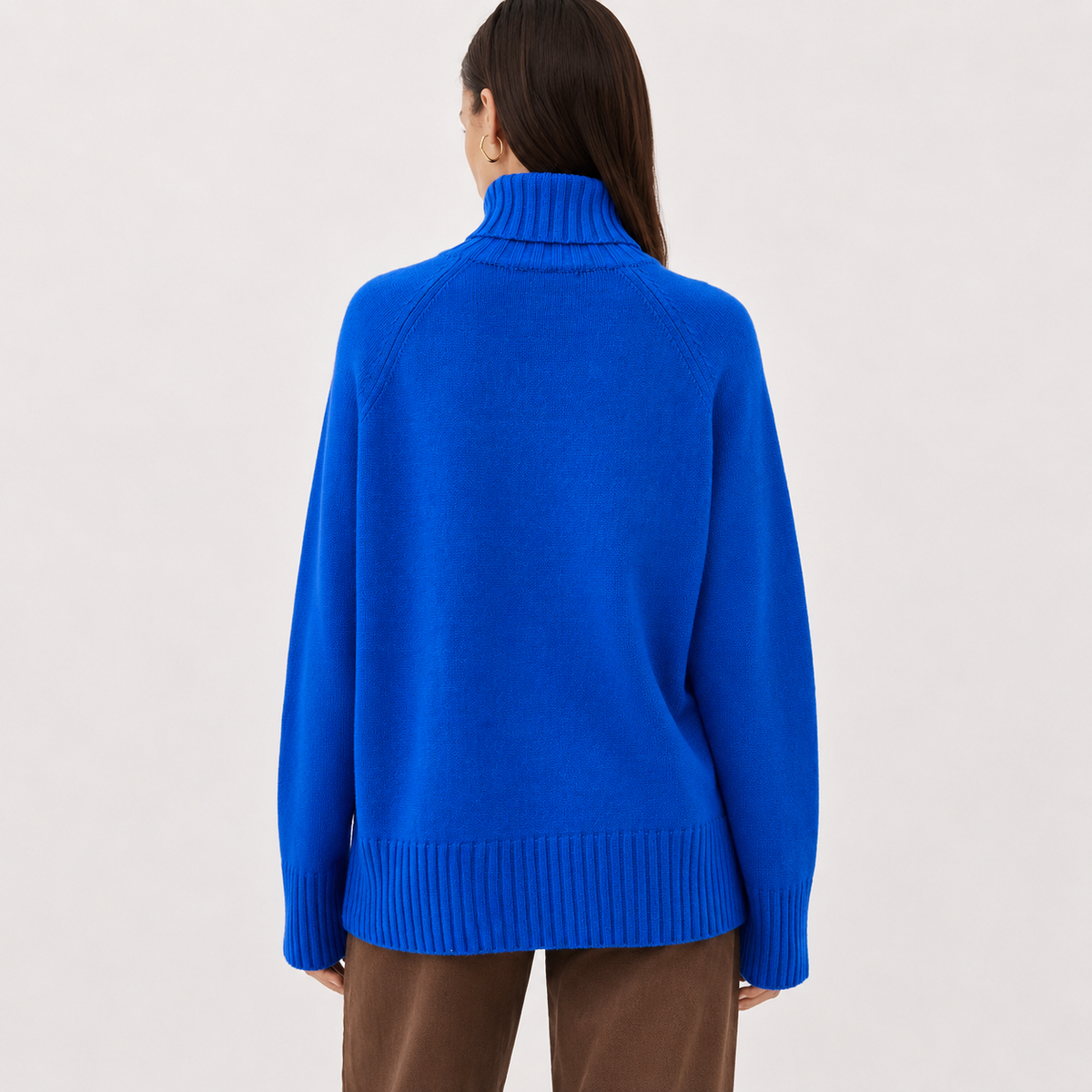 Women’s Oversized Jumper – Loose Fit Long Sleeve Casual Knit Pullover