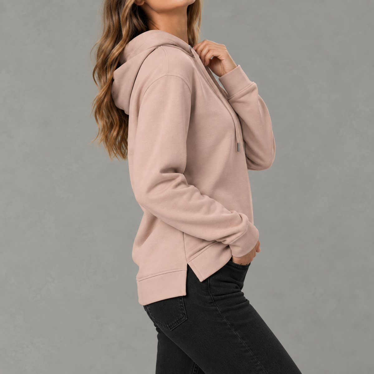 Unisex Cotton Jumper – Drop Shoulder Loose Fit Pullover Sweatshirt