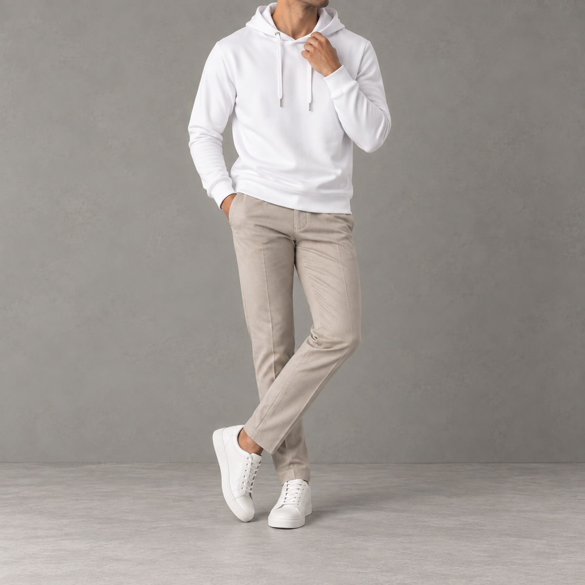 Unisex Cotton Jumper – Drop Shoulder Loose Fit Pullover Sweatshirt