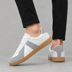 Unisex Retro Trainers – German-Style Low Top Lace-Up Shoes