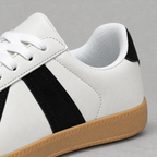 Unisex Retro Trainers – German-Style Low Top Lace-Up Shoes