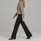 Women’s Blazer – Double Breasted Two-Tone Lapel Tailored Jacket