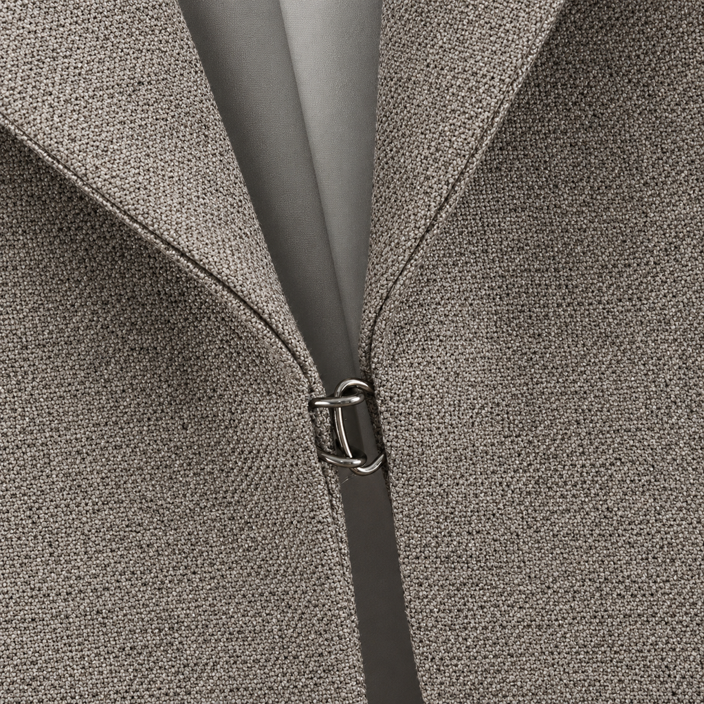 Women’s Blazer – Double Breasted Two-Tone Lapel Tailored Jacket