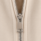 Women’s Bomber Jacket – Baseball Collar Zip Up Jacket with Ribbed Hem