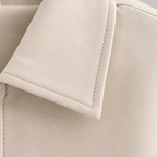 Women’s Bomber Jacket – Baseball Collar Zip Up Jacket with Ribbed Hem