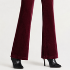 Women’s Corduroy Trousers – High Waist Bootcut Flared Trousers