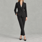 Women’s Business Suit – Tailored Blazer and Trousers Two-Piece Set