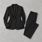 Women’s Business Suit – Tailored Blazer and Trousers Two-Piece Set